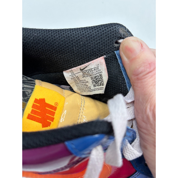 Nike Air Force 1 Low Sp Undefeated Multi Patent Total Orange - DV5255-400 Sz 10 - Picture 7 of 8